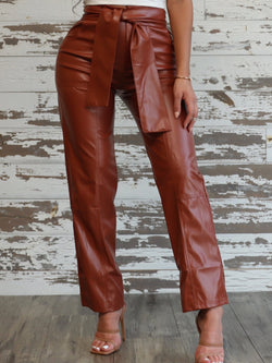 Cognac Pants